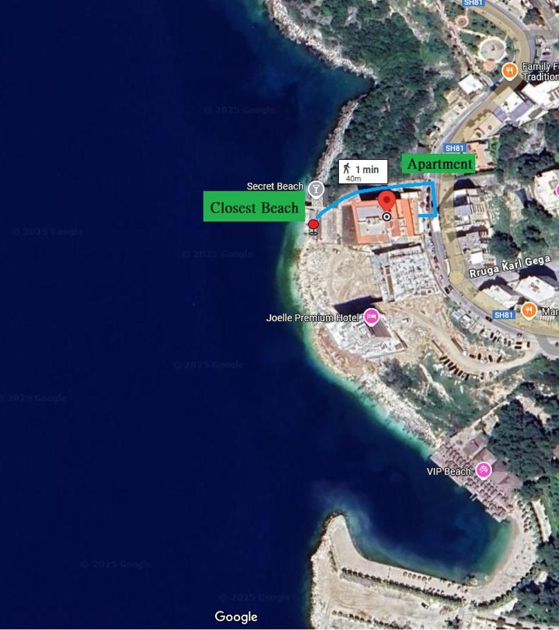 Saranda Miracle Sky Apartment Esterno foto